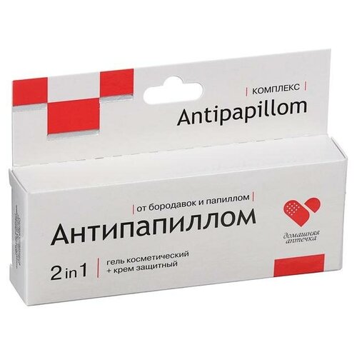 Комплекс средств Антипапиллом гель 5 мл + крем защитный 5 мл, 