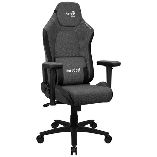 фото Компьютерное кресло aerocool crown игровое, обивка: текстиль, цвет: ash black