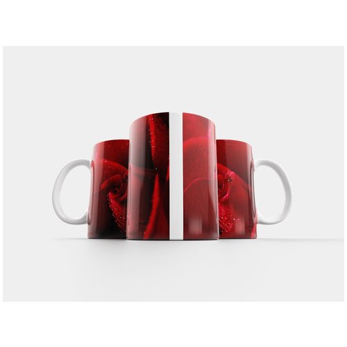 фото Кружка "роуз, цветок, красный" 320 мл lotsprints