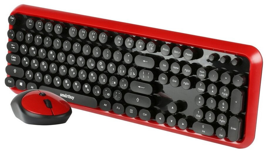 Клавиатура + мышь SMARTBUY SBC-620382AG-RK черный/красный