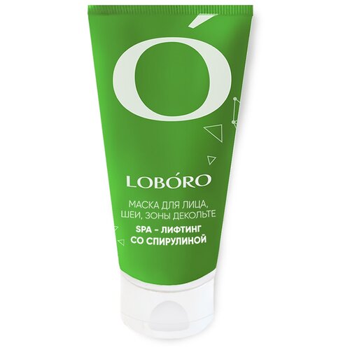 LOBORO / Маска для лица,шеи,зоны,декольте со спирулиной