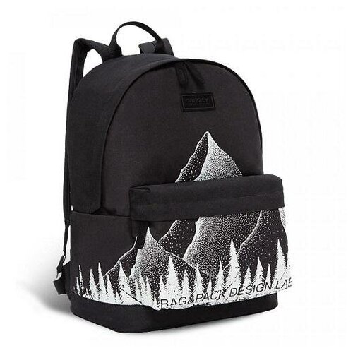 фото Рюкзак, 30x44x15 см, цвет: черный (арт. rql-117-8) grizzly