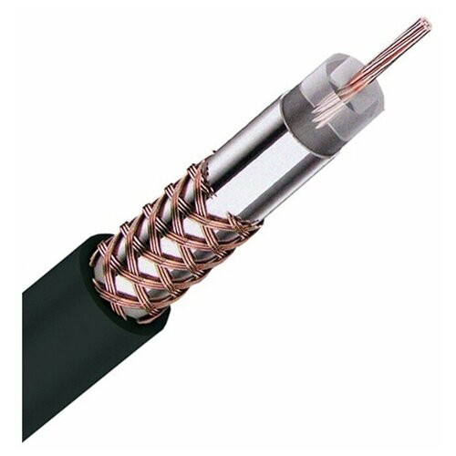 Кабель коаксиальный RG-58U CADENA черный (50 метров)