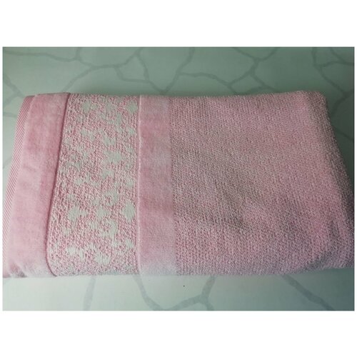 фото Набор полотенец для ванной 6 шт. ozdilek elenor хлопковая махра розовый 50х90