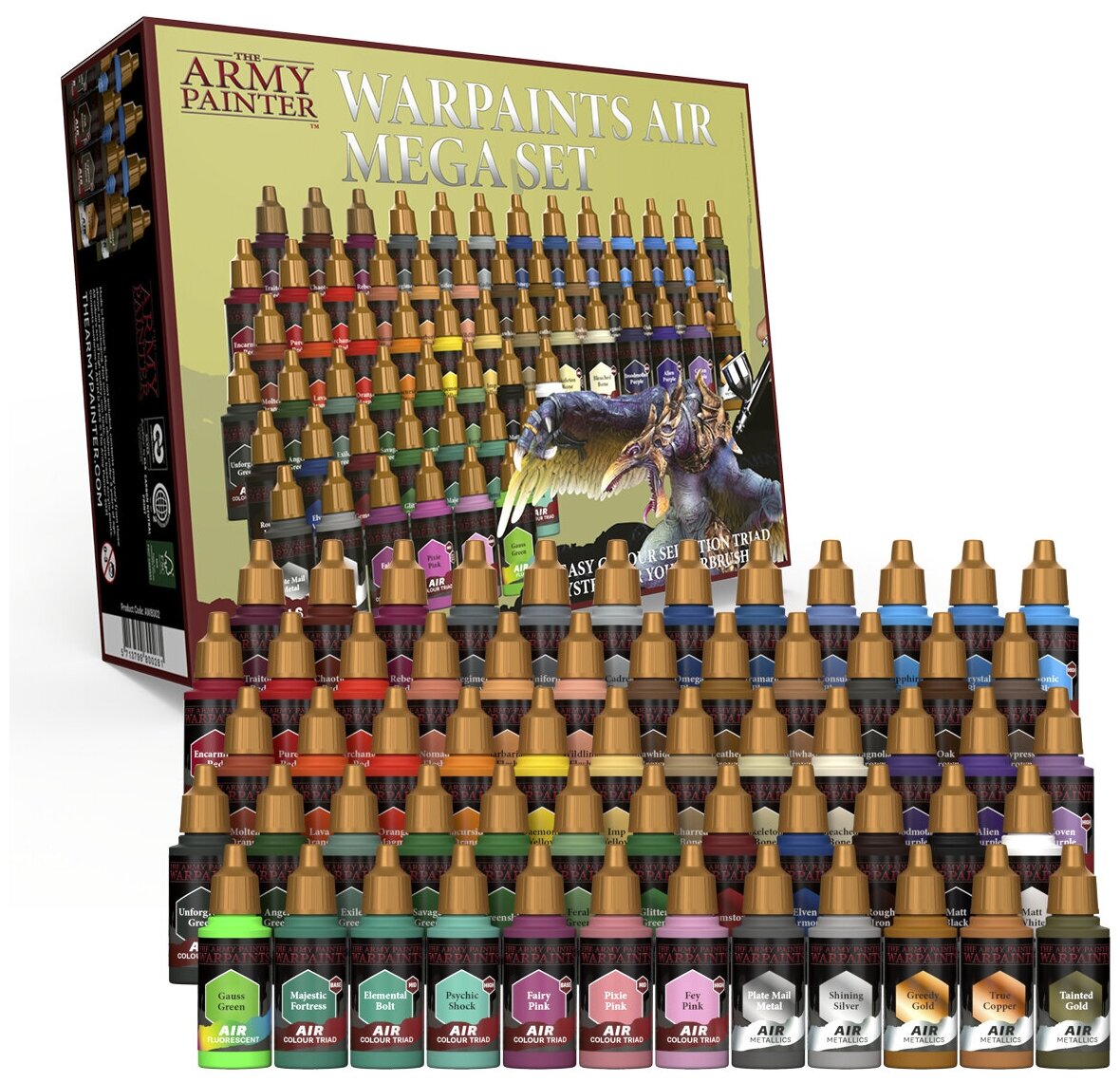 Набор акриловых красок для аэрографа Army Painter - Warpaints Air Mega Set