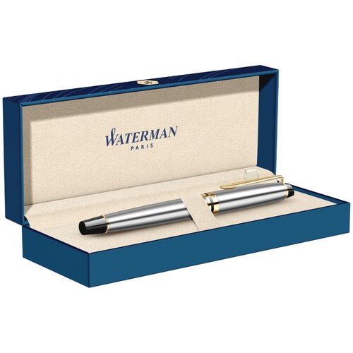 Waterman перьевая ручка Expert 3 Essential, Stainless Steel GT, F, 1 шт.