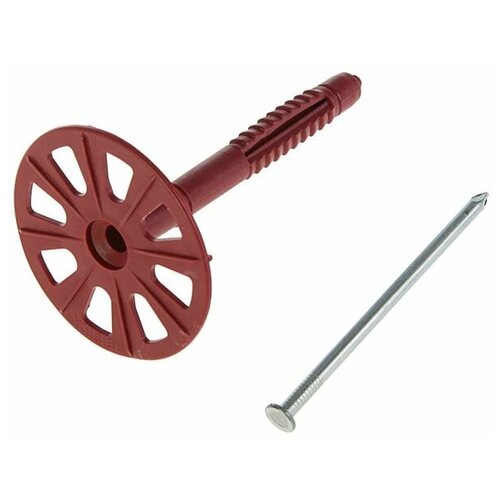 Дюбель для теплоизоляции с металлическим гвоздем 