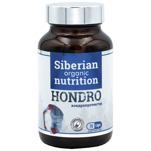 Препарат для укрепления связок и суставов Siberian organic nutrition Hondro, 70 шт.