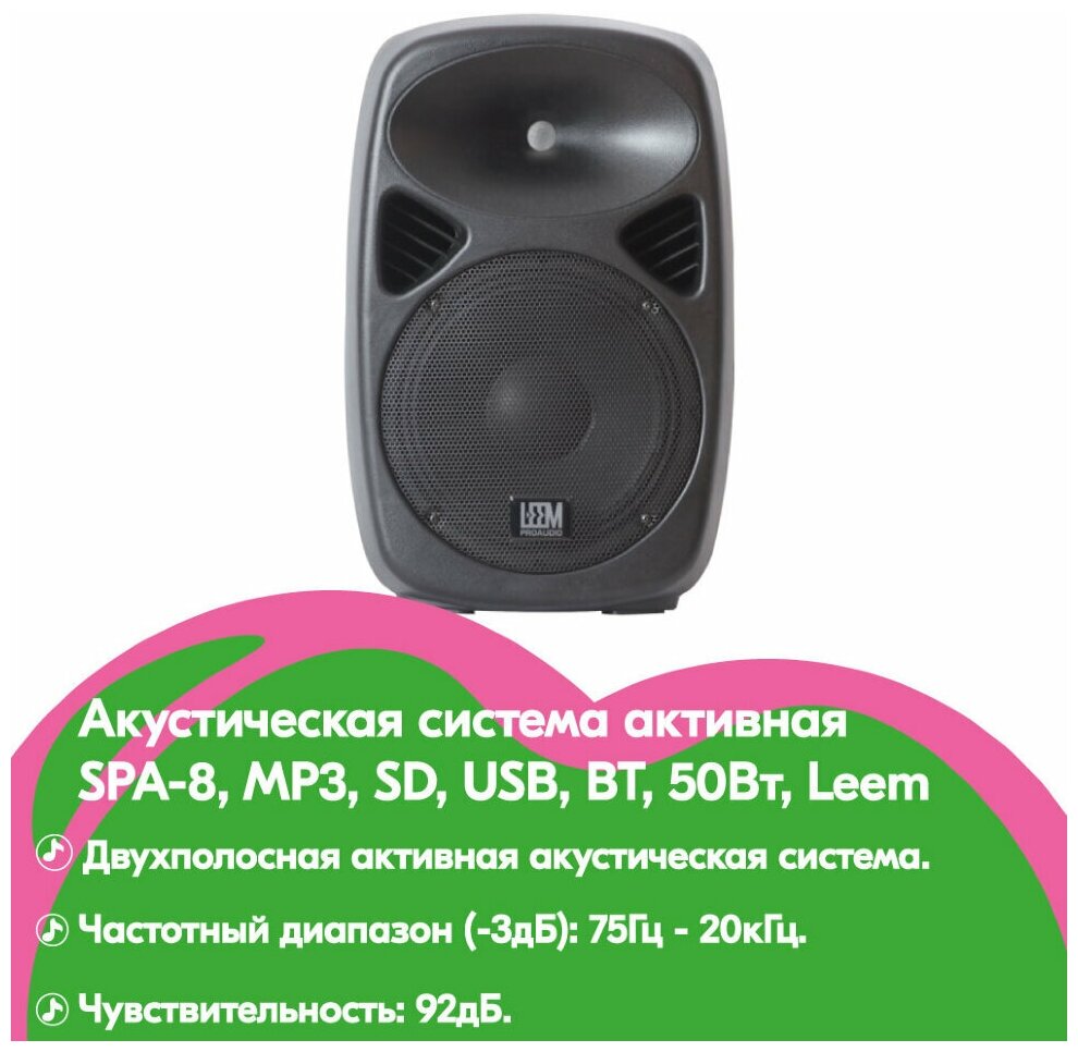 Акустическая система Leem SPA-8