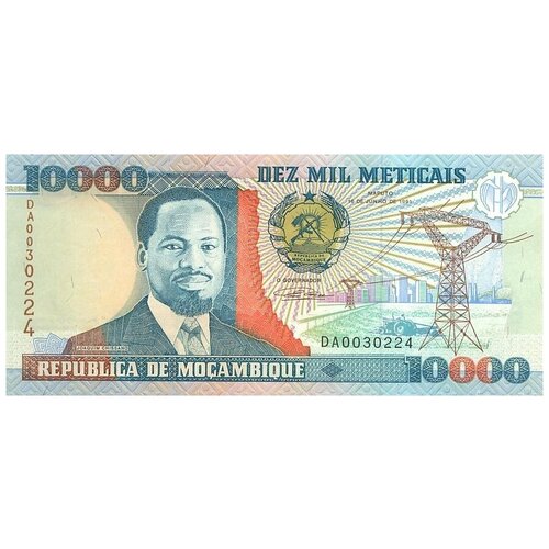 Мозамбик 10000 метикал 1991 г «Полевые работы» UNC мозамбик 1 метикал 2006 г