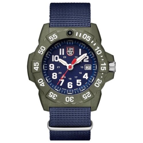 Наручные часы Luminox Sea, синий наручные часы luminox xb 3797 km bear grylls survival land 3780 series