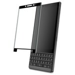 3D/ 5D защитное стекло MyPads для BlackBerry KEY2 с закругленными изогнутыми краями которое полностью закрывает экран / дисплей по краям с олеофо. - изображение