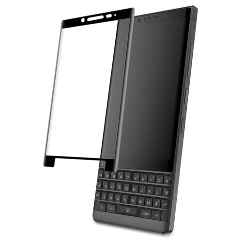 3D/ 5D защитное стекло MyPads для BlackBerry KEY2 с закругленными изогнутыми краями которое полностью закрывает экран / дисплей по краям с олеофо. 3d 5d защитное стекло mypads для blackberry key2 с закругленными изогнутыми краями которое полностью закрывает экран дисплей по краям с олеофо