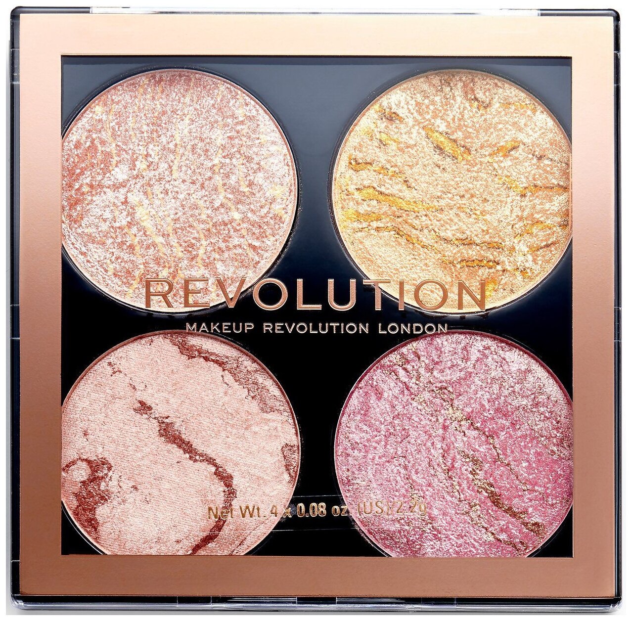 Хайлайтер MAKEUP REVOLUTION 4 в 1 CHEEK KIT Fresh Perspective