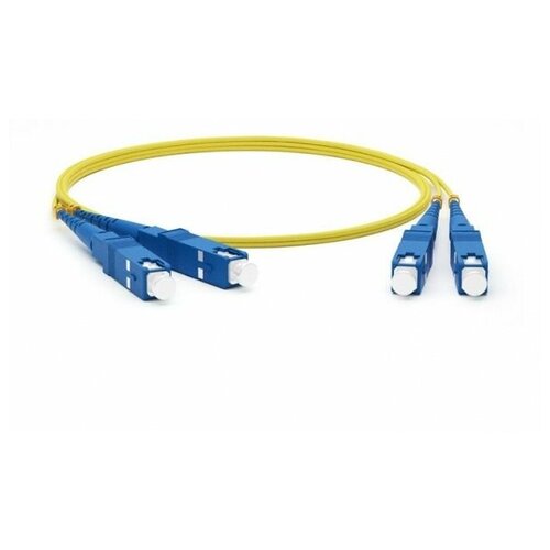 Патч-корд оптический (optic patch cord) SC/UPC-SC/UPC SM 9/125мкм одномодовый (duplex) 3 метра sm кабель гитарный sm ca 3 3м