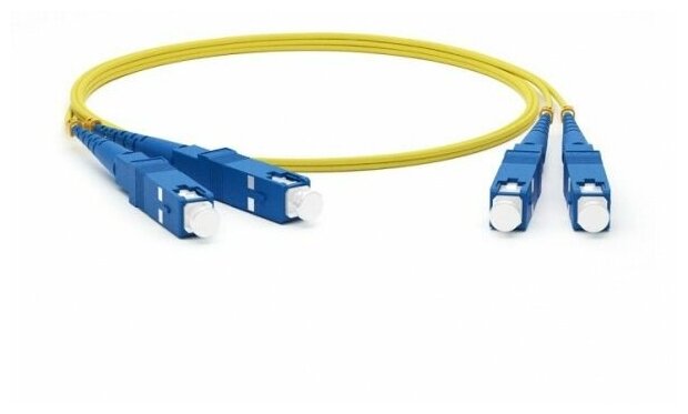 Патч-корд оптический (optic patch cord) SC/UPC-SC/UPC SM 9/125мкм одномодовый (duplex) 3 метра