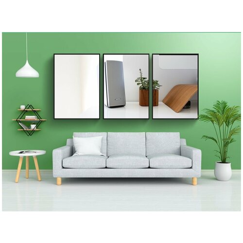 фото Набор модулных постеров для интерьера "бозе, оратор, рабочее пространство" 60x90 см. в тубусе, без рамки lotsprints