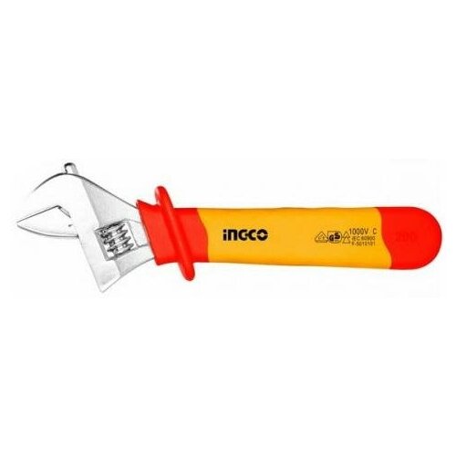 Диэлектрический разводной ключ 250 мм INGCO HIADW101 ключ разводной 450 мм ingco hadw131182