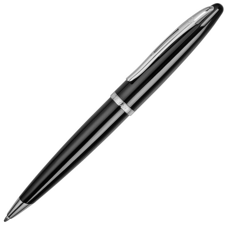 Ручка шариковая Waterman Carene Black Sea ST M, черный/серебристый