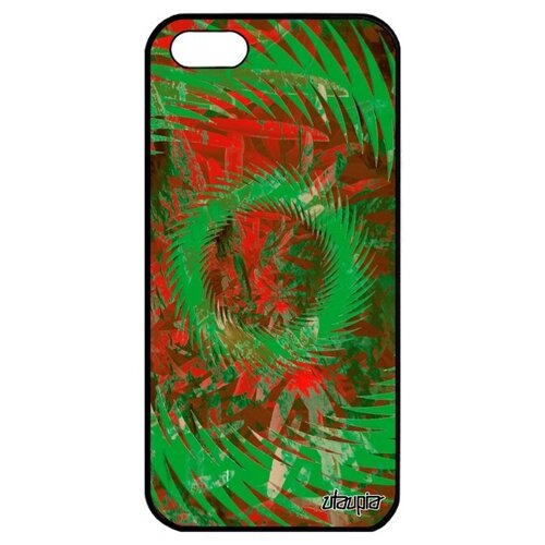 фото Защитный чехол для // iphone 5 5s se (2016) // "мандала спираль" антистресс сфера, utaupia, цветной