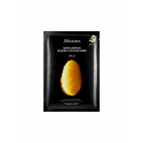 фото Jm solution лифтинг-патчи для глаз с протеинам шелка water luminous golden cocoon eye mask black