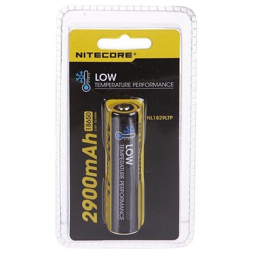 Аккумулятор Li-Ion 2900 мА·ч 3.6 В Nitecore NL1829LTP 18650, в упаковке: 1 шт.