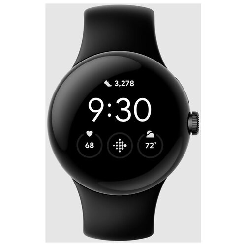 Умные часы Google Pixel Watch 4G+BT/WiFi Matte Black/Obsidian band
