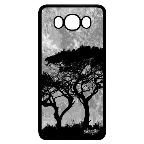 фото Простой чехол на телефон // galaxy j7 2016 // "гренадил" природа саванна, utaupia, серый