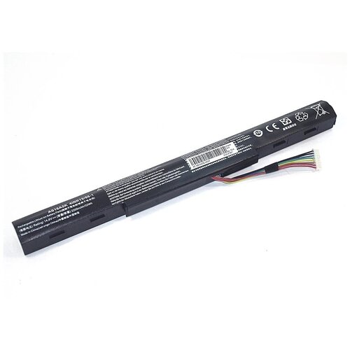 Аккумуляторная батарея iQZiP для ноутбука Acer Aspire E15 (AS16A5K-4S1P) 14.6V 2200mAh OEM черная клавиатура для acer aspire e5 575g 39m5 ноутбука