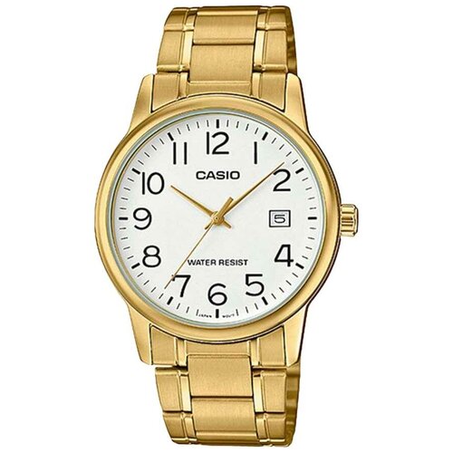 Наручные часы CASIO MTP-V002G-7B2, золотой, белый
