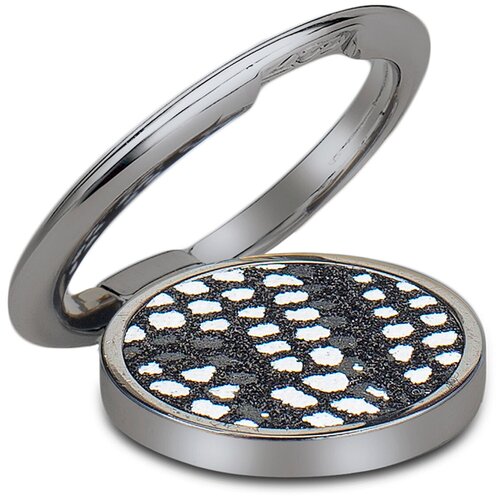 фото Кольцо держатель для телефона / леопард / 31 мм черный luxcase