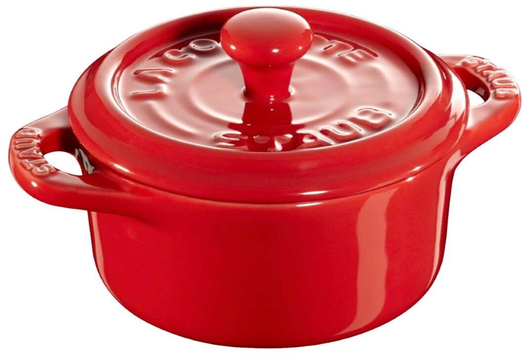 Мини-кокот круглый Staub Ceramics, 10 см, вишневый