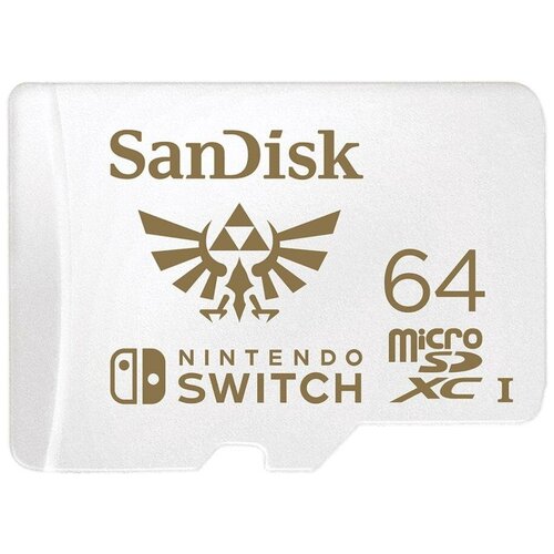 Флеш карта microSD 64GB SanDisk microSDXC Class 10 UHS-I A1 C10 V30 U3 for Nintendo Switch 100MB/s флеш карта microsd 256gb sandisk microsdxc class 10 uhs i a1 c10 v30 u3 for nintendo switch 100mb s