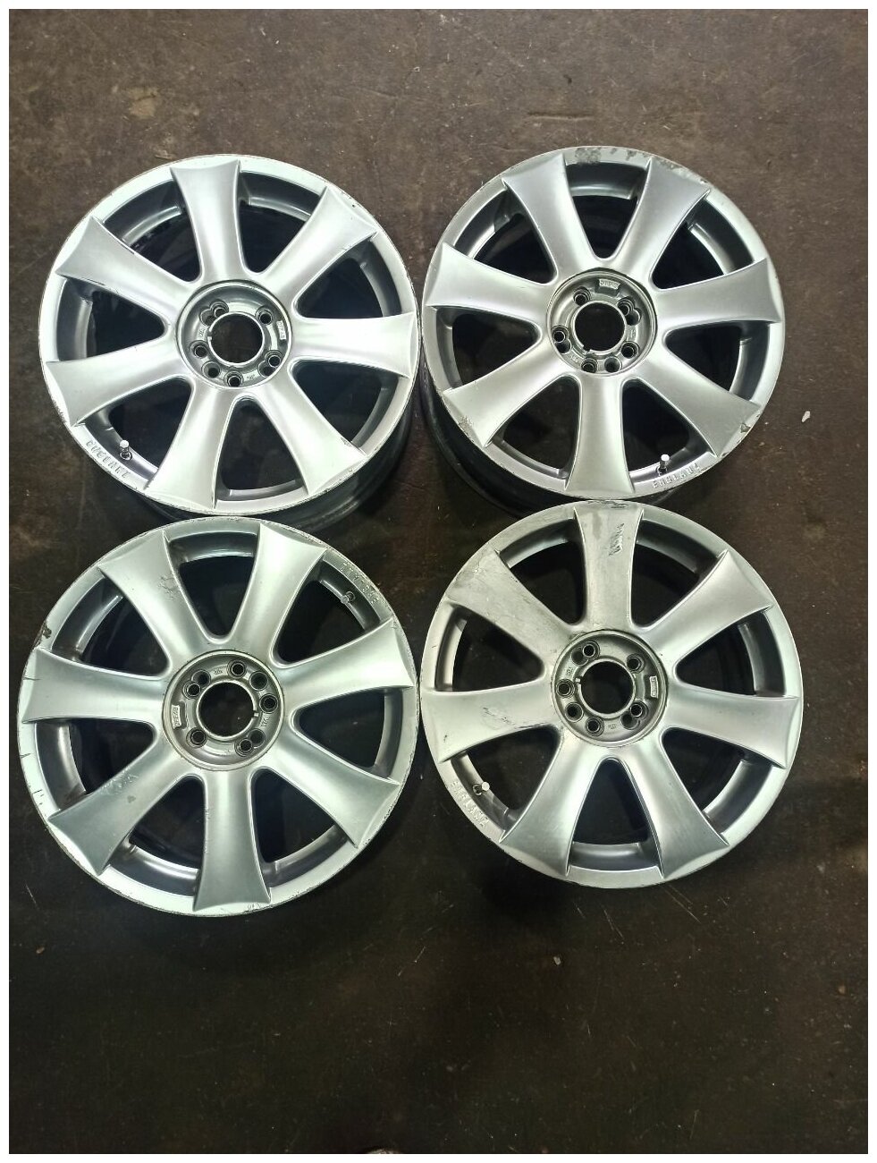 Колесные диски Replikey 7xR17/5x100 73.1 Серебристый