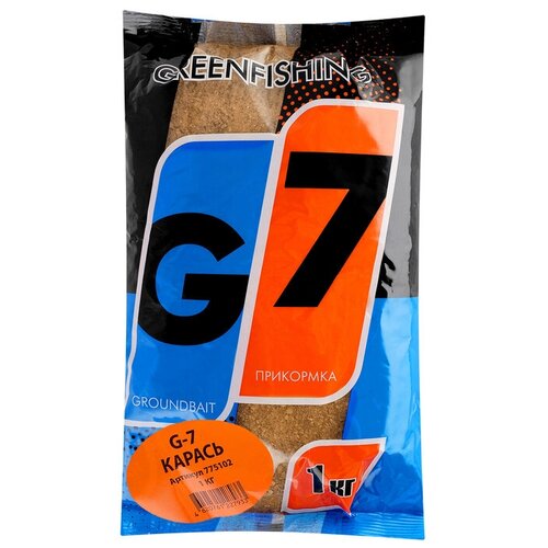 GREENFISHING Прикормка Greenfishing «G-7 карась» 1 кг