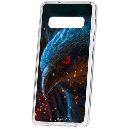 фото Чехол на samsung galaxy s10 kruche print орел / чехол для samsung / чехол с рисунком / чехол с принтом / чехол для самсунг / чехол для самсунг / бампер на гелакси / чехол накладка для гэлэкси / противоударная накладка для samsung galaxy / защита для galaxy / защита на samsung / cиликоновый чехол для samaung galaxy / пластиковый чехол на самсунг / защитный чехол для самсунг / чехольчик / защита телефона / ударопрочный чехол / галакси кruче
