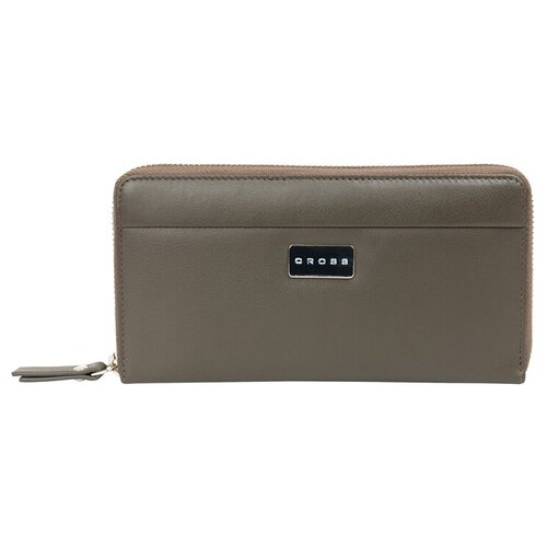 фото Кошелёк cross spanish summer. кожа наппа, фактурная, темно-серый, 19 х 10 х 1,9 см cross mr-ac528092-18