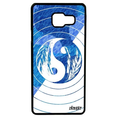 фото Качественный чехол для мобильного // galaxy a3 2016 // "инь и ян" yin and yang буддизм, utaupia, голубой