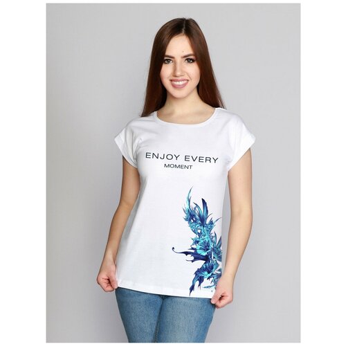 фото Футболка margo, размер 54, белый