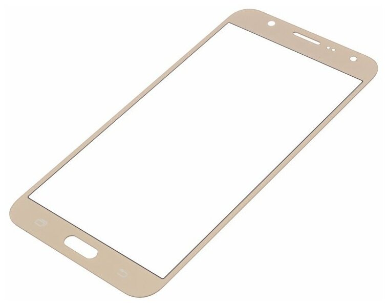 Стекло модуля для Samsung J700 Galaxy J7 золото AAA