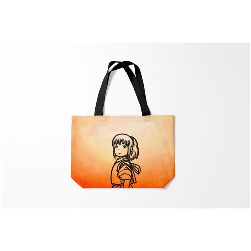 фото Сумка-шоппер / 46х35 см / аниме / унесенные призраками тихиро огино burnettie
