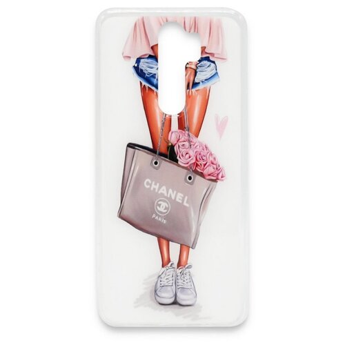 фото Чехол силиконовый girl style для xiaomi redmi note 8 pro flowers ycase
