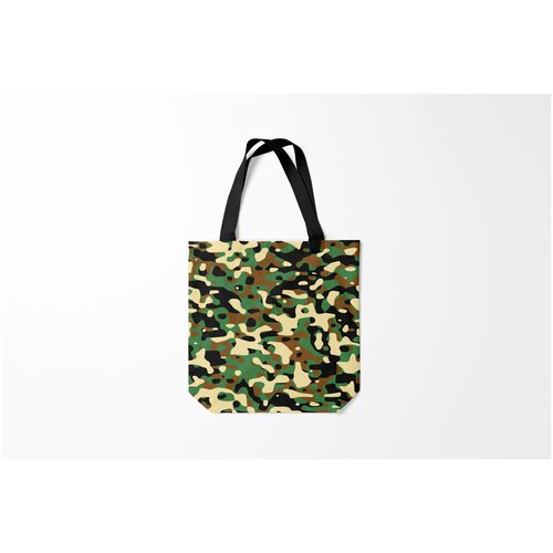 фото Сумка-шоппер / 40х40 см / популярные иллюстрации / текстуры камуфляж burnettie
