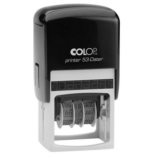 Colop Printer 53-Dater датер со свободным полем 45х30 мм, дата 3 мм, цифровой grm 53 dater датер со свободным полем 30х45мм