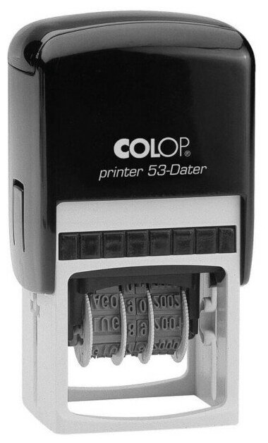Colop Printer 53-Dater датер со свободным полем 45х30 мм дата 3 мм цифровой