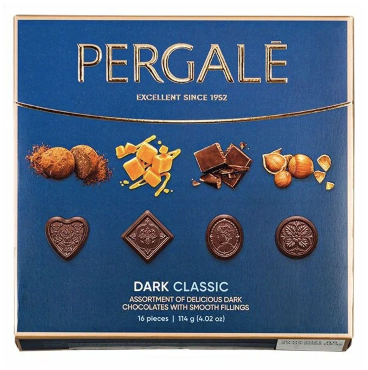 Набор конфет Pergale Коллекция из темного шоколада 114г - фотография № 1