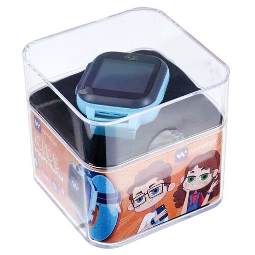 Детские смарт-часы Windigo AM-15 144 128x128 SIM 2G LBS камера 008 Мп голубые 258600₽