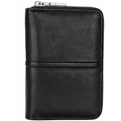 Кошелек Bristan Wero, фактура гладкая, черный