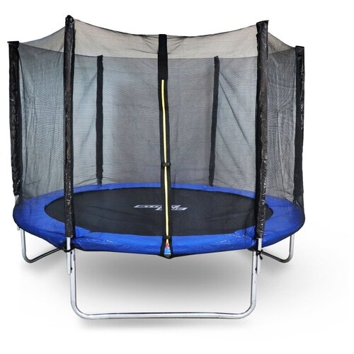 фото Батут start line fitness 10 ft (305 см) складной с внешней сеткой и лестницей