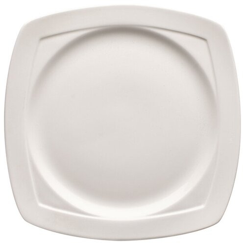 фото Тарелка квадратная «симплисити вайт», белый, фарфор, 11010408, steelite